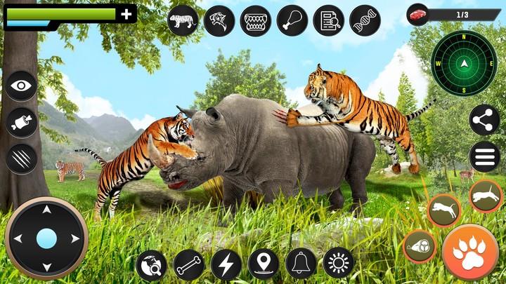 Tiger Simulator Animal Game 3D Ekran Görüntüsü 3