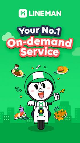 LINE MAN - Food, Shop, Taxi Ảnh chụp màn hình 1