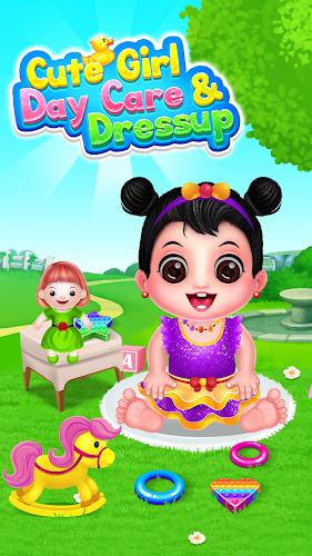 Cute Girl Daycare & Dress up 스크린샷 1