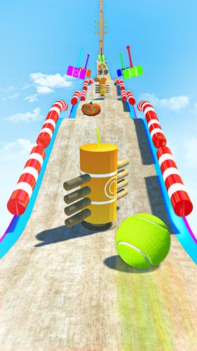 3D Sky Rolling Going Ball Game Screenshot 4