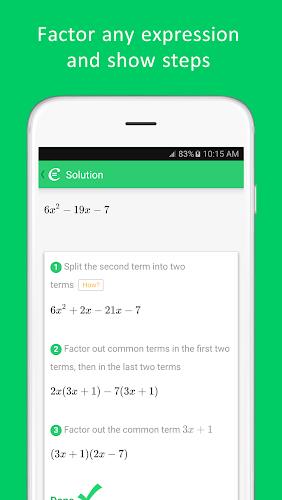 Cymath -  數學問題求解器應用截圖第4張