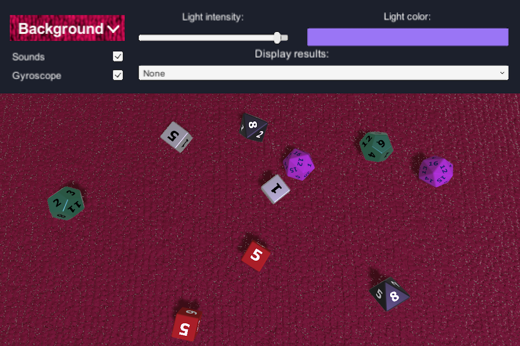 Dice Roller Free by One Trick Pony Zrzut ekranu 3