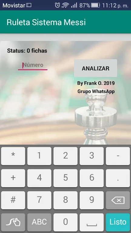 Roulette Messi System Captura de pantalla 2