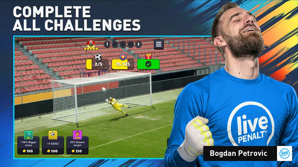 Soccer Penalty: Live Goalie Tangkapan skrin 3