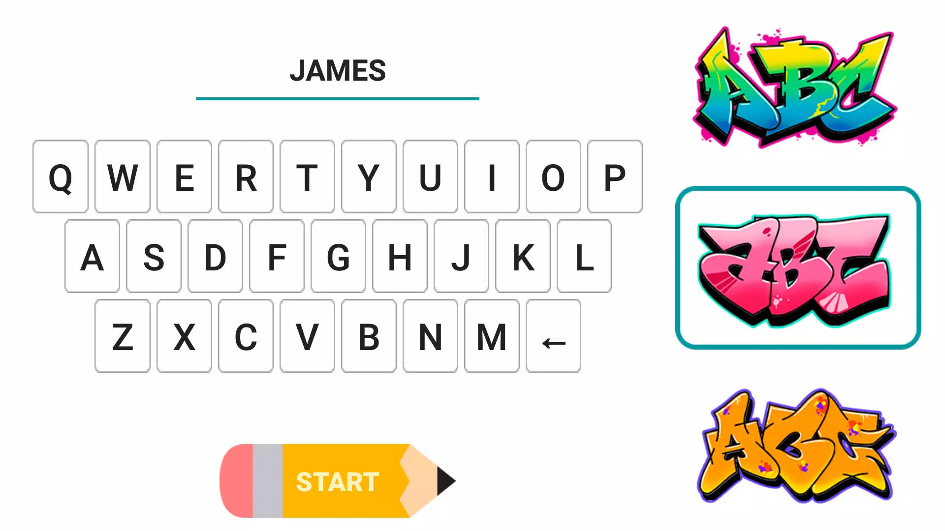 Draw Graffiti - Name Creator Скриншот 1