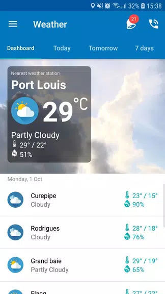 my.t weather Screenshot 2
