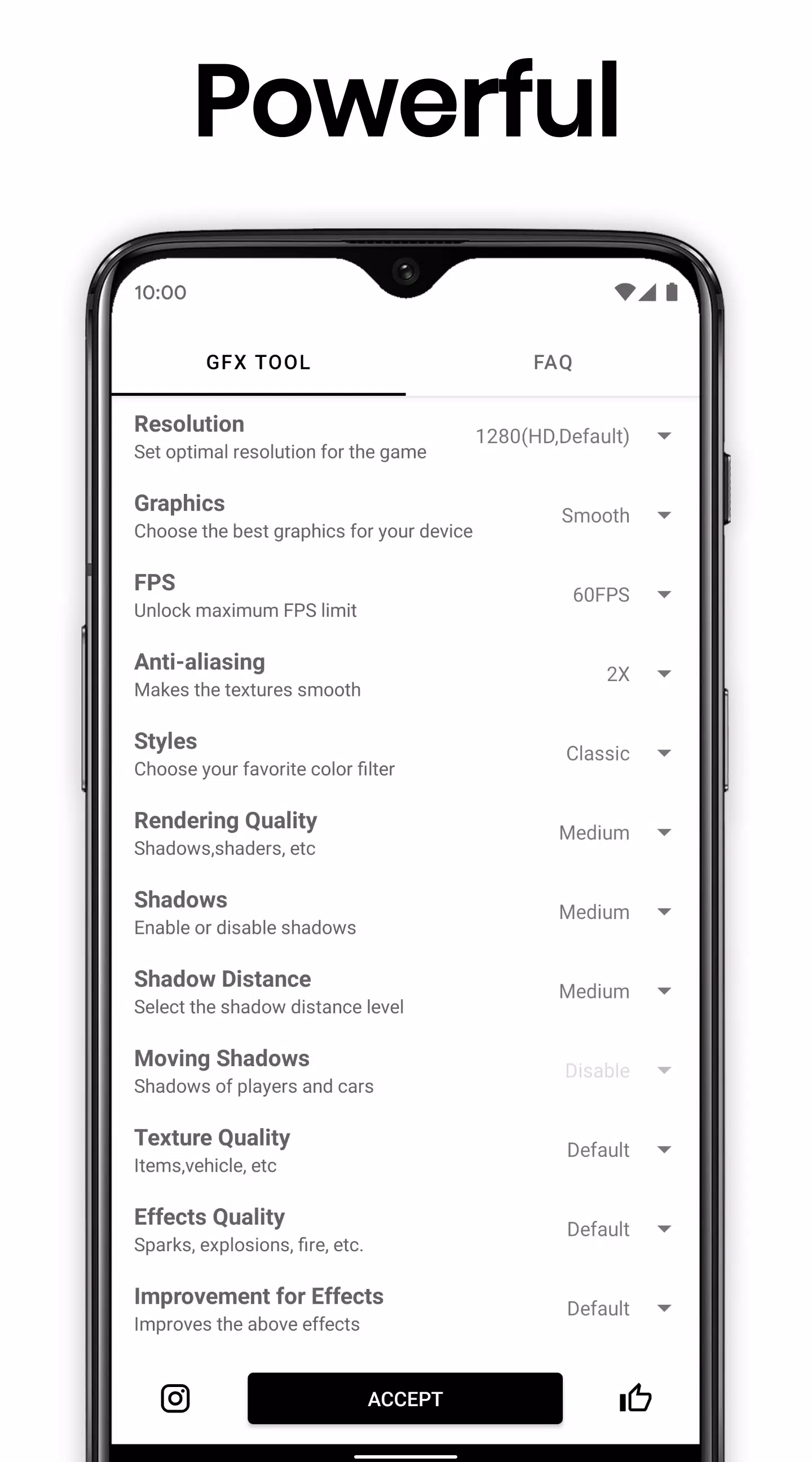 GFX Tool: Launcher & Optimizer スクリーンショット 2