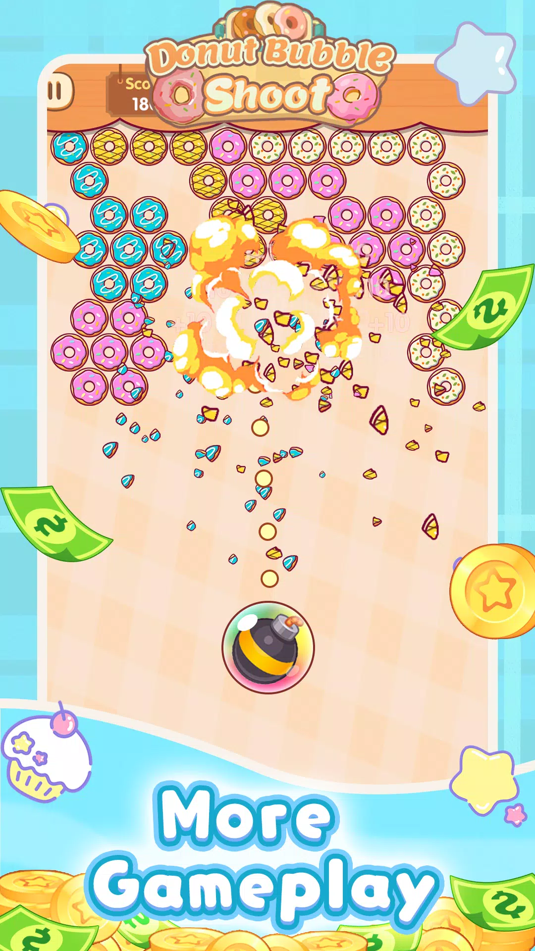 Donut Bubble Shoot Captura de tela 4
