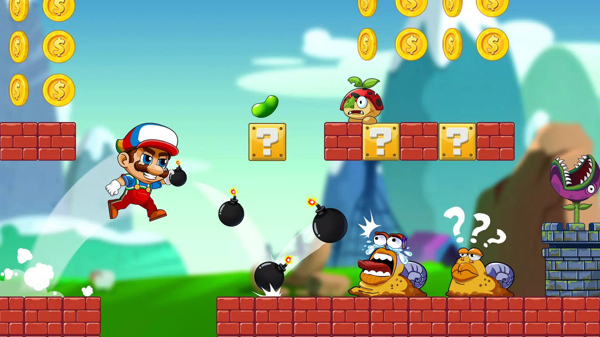 Super Bean Bros: Running Games Screenshot 1