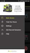 Ryobi™ GenControl™ Tangkapan skrin 4