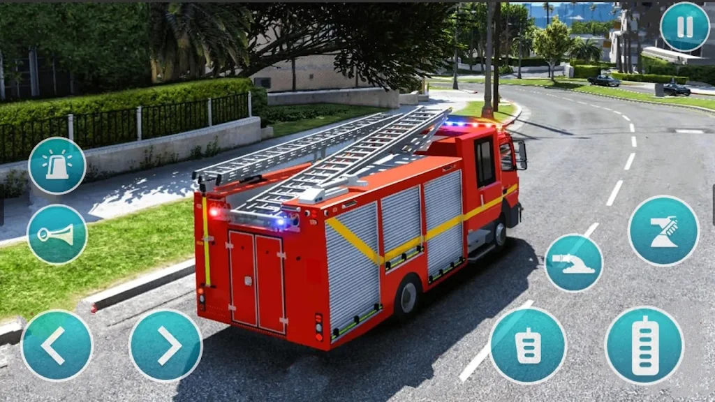 Emergency Police Fire Truck 3d Capture d'écran 3