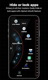 Schermata Alpha Hybrid Launcher 4D theme 2