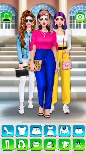 College Girls Fashion Dress Up Ảnh chụp màn hình 1