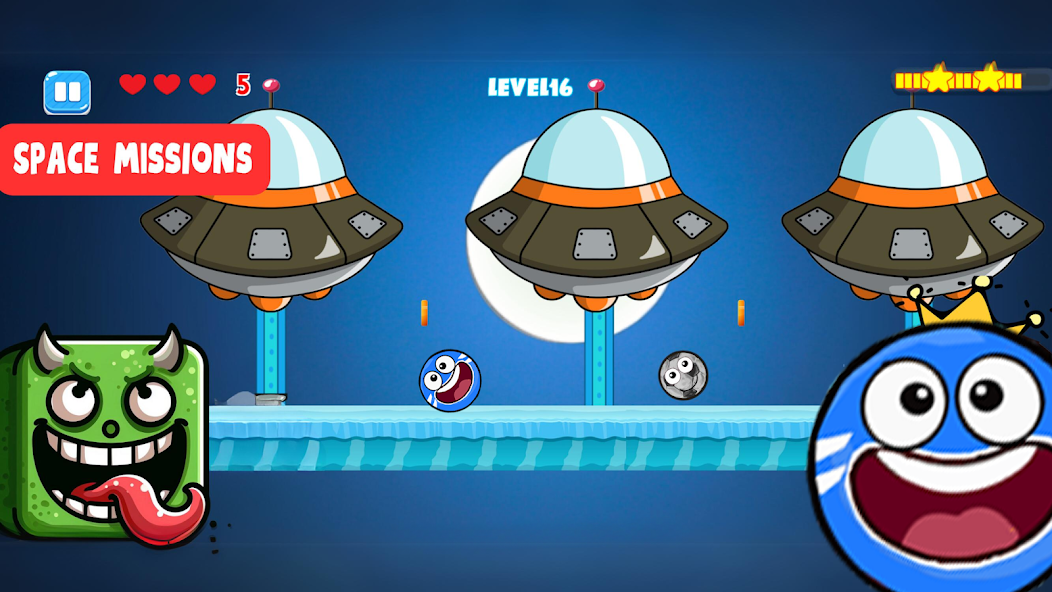Ball V - Red Bounce Ball 5 Mod Zrzut ekranu 2