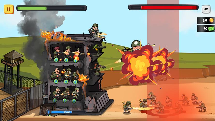 World War Army Defense: TD WW2 Screenshot 1