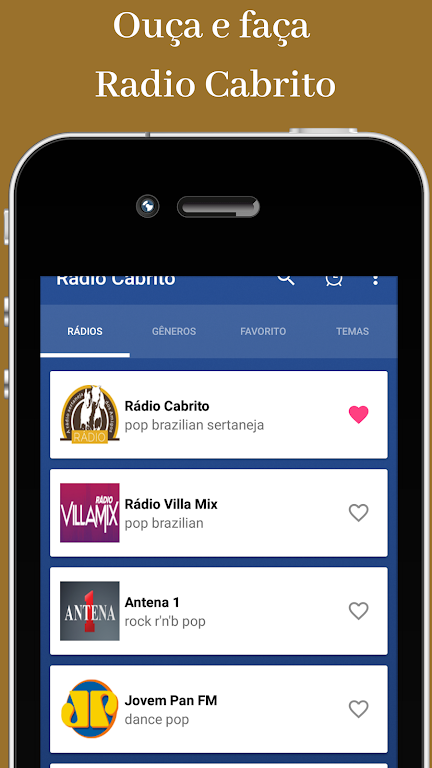 Radio Cabrito Estação Sertaneja Brazil ภาพหน้าจอ 1