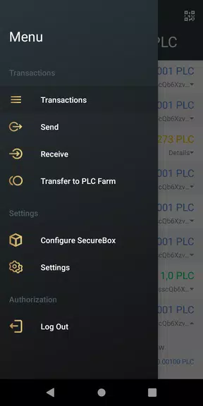 PLC Wallet 스크린샷 2