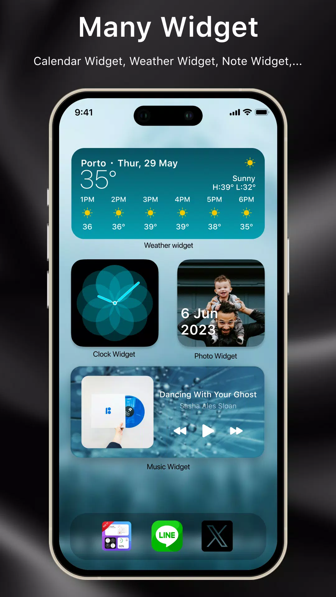 Laka Widgets: Widget OS 18 Captura de pantalla 3