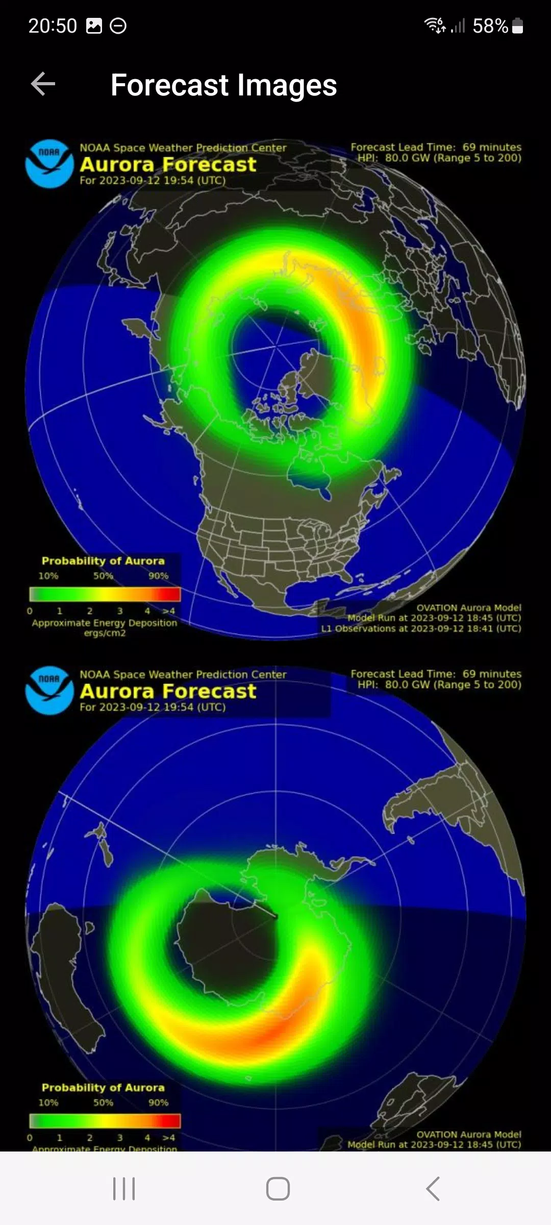 My Aurora Forecast Screenshot 4