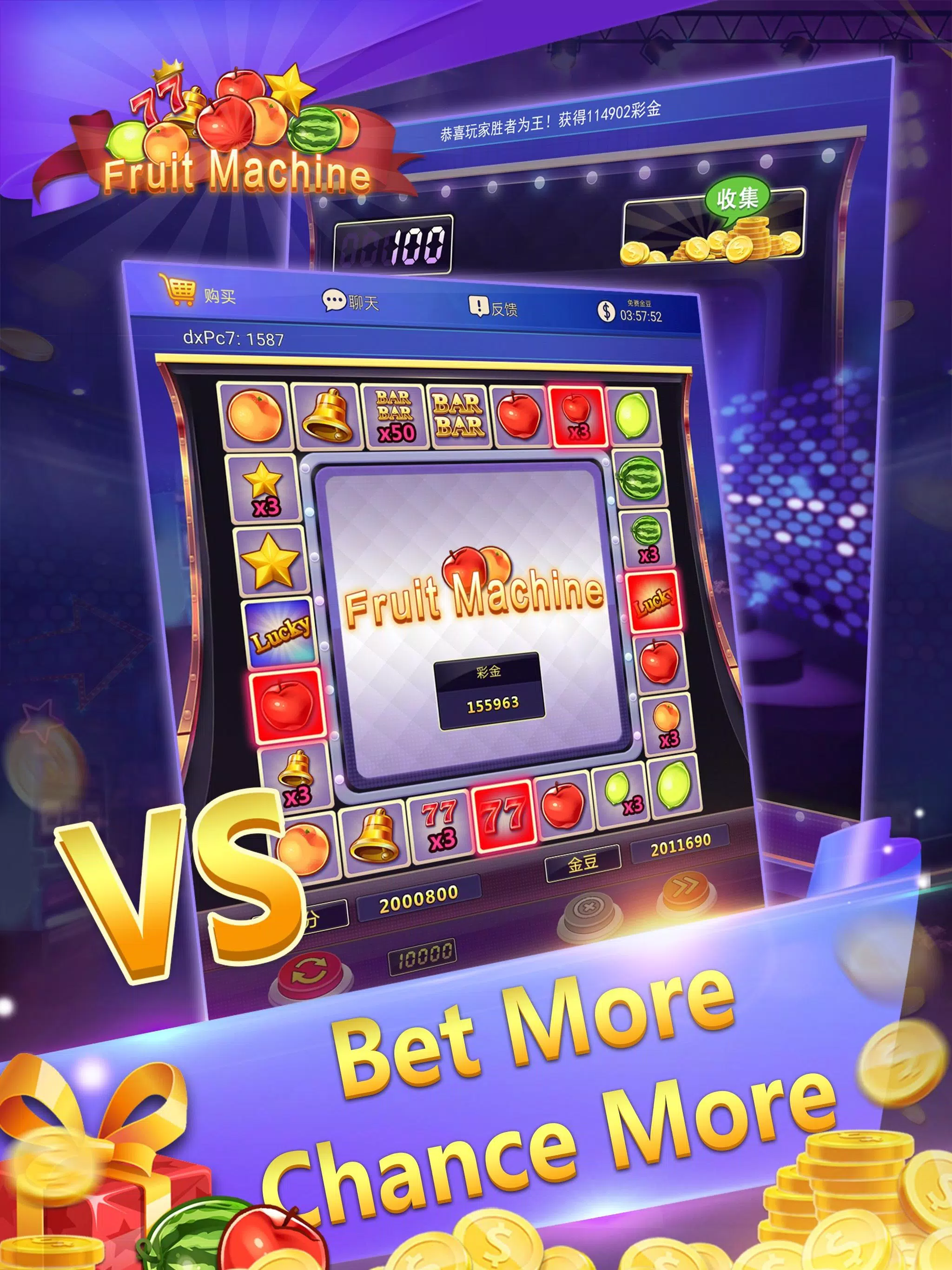 Fruit Machine - Mario Slots ဖန်သားပြင်ဓာတ်ပုံ 1