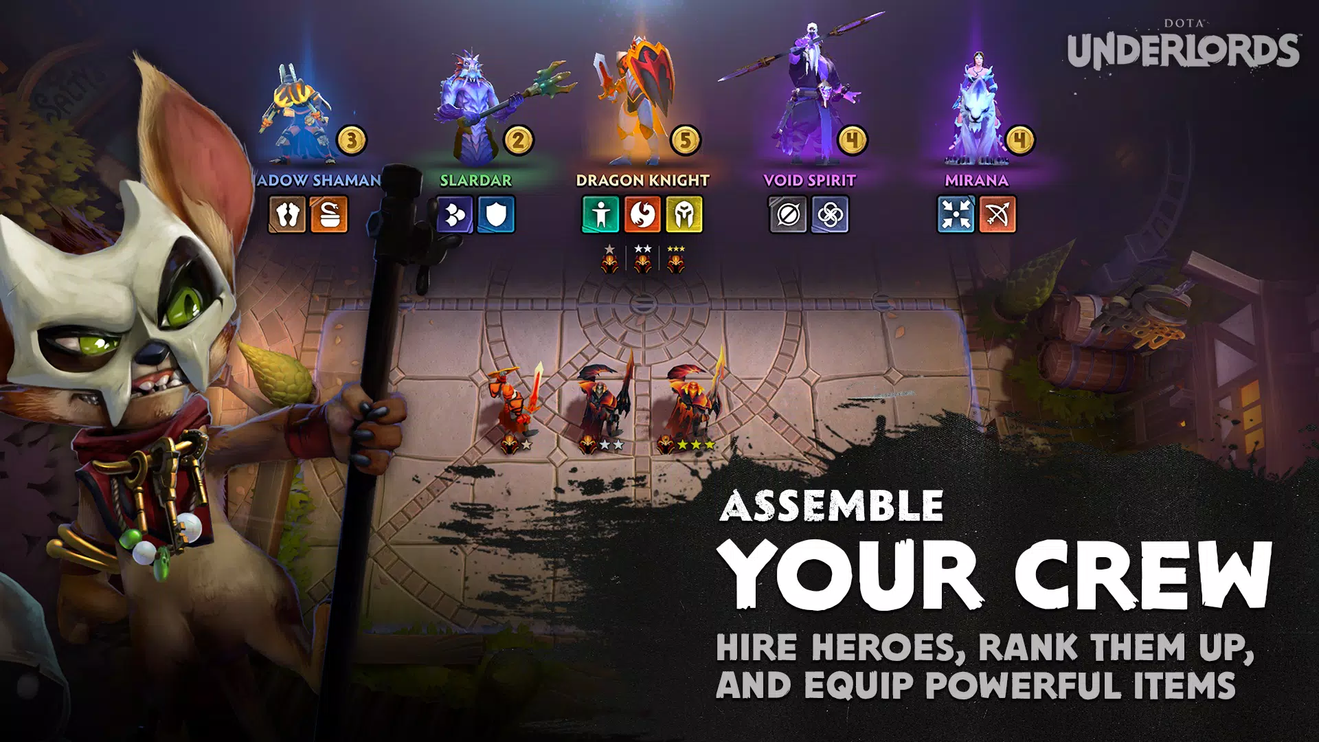 Dota Underlords Tangkapan skrin 2