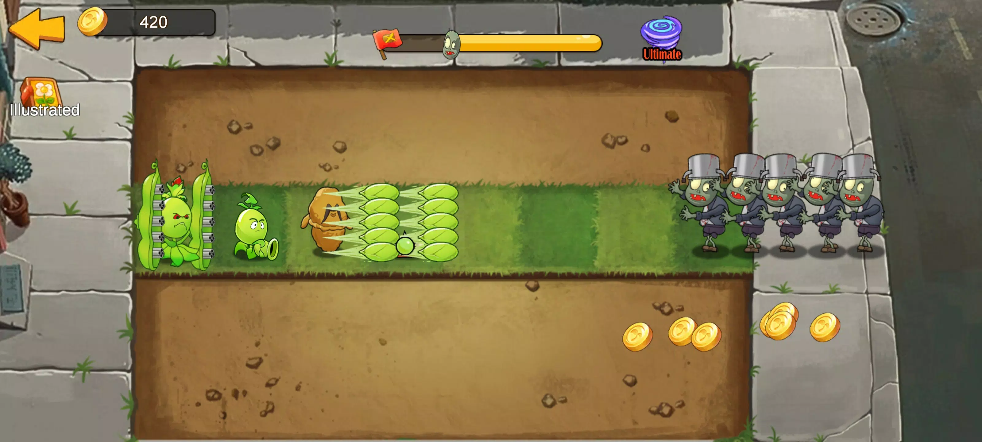 Merge Plants – Defense Zombies Captura de pantalla 3