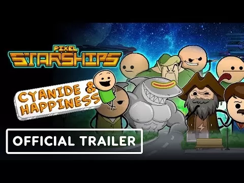 Pixel -Starships x Cyanid und Glück Zusammenarbeit
