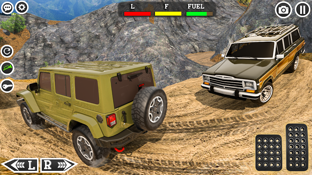 4x4 Mountain Climb Car Games ภาพหน้าจอ 3