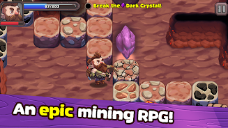 Mine Quest 2: RPG Mining Game Ảnh chụp màn hình 1