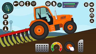 Farm Tractors Dinosaurs Games Schermafbeelding 4