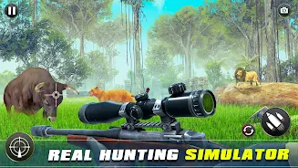 Safari Animal Hunter Simulator স্ক্রিনশট 1