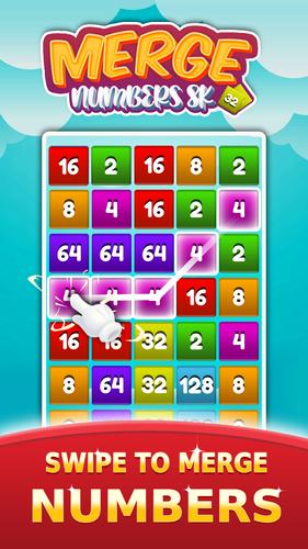 2048 Number Merge Games Puzzle Captura de tela 2