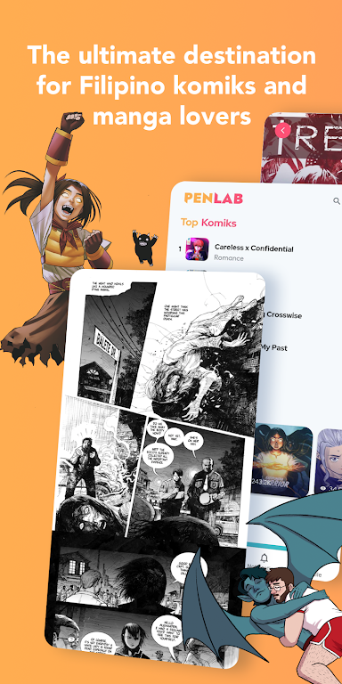 Penlab - Comics Manga Webtoons 스크린샷 2