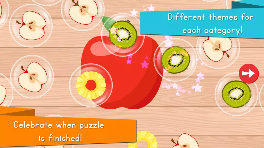 Food Puzzle for Kids स्क्रीनशॉट 2