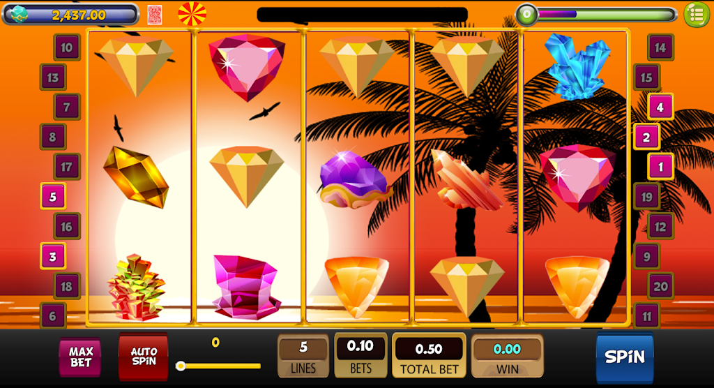 Jewel & Gems Wilds Slot! Screenshot 3