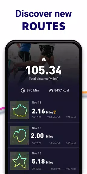 Leap 跑步記錄 - 跑步追蹤、減重應用程式應用截圖第2張