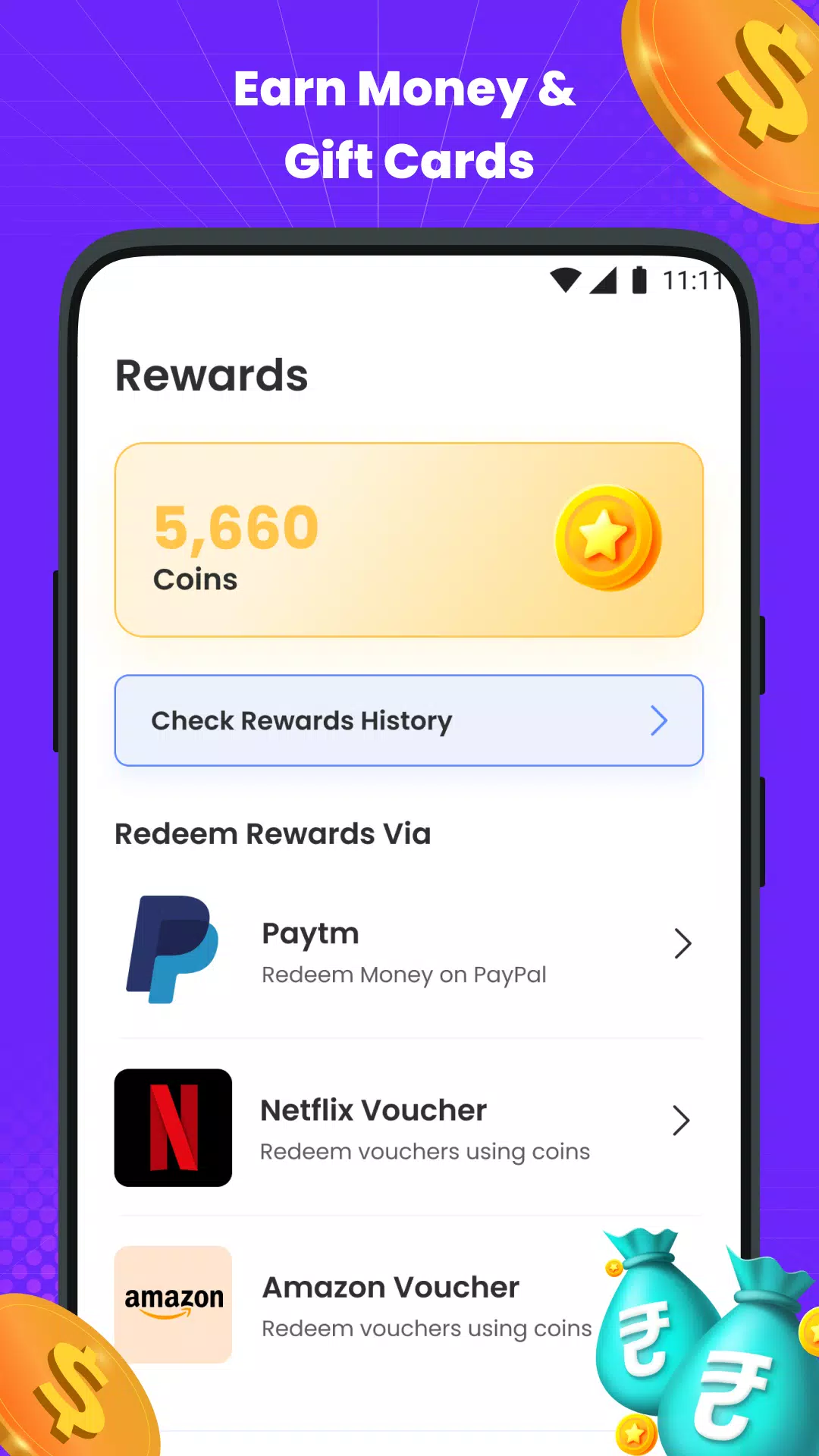 mGamer – Earn Money, Gift Card Screenshot 2