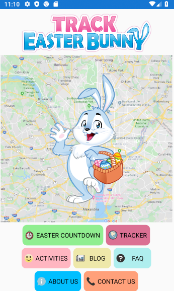 The Easter Bunny Tracker ဖန်သားပြင်ဓာတ်ပုံ 1