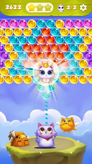 Bubble Cat Shooter Ảnh chụp màn hình 1