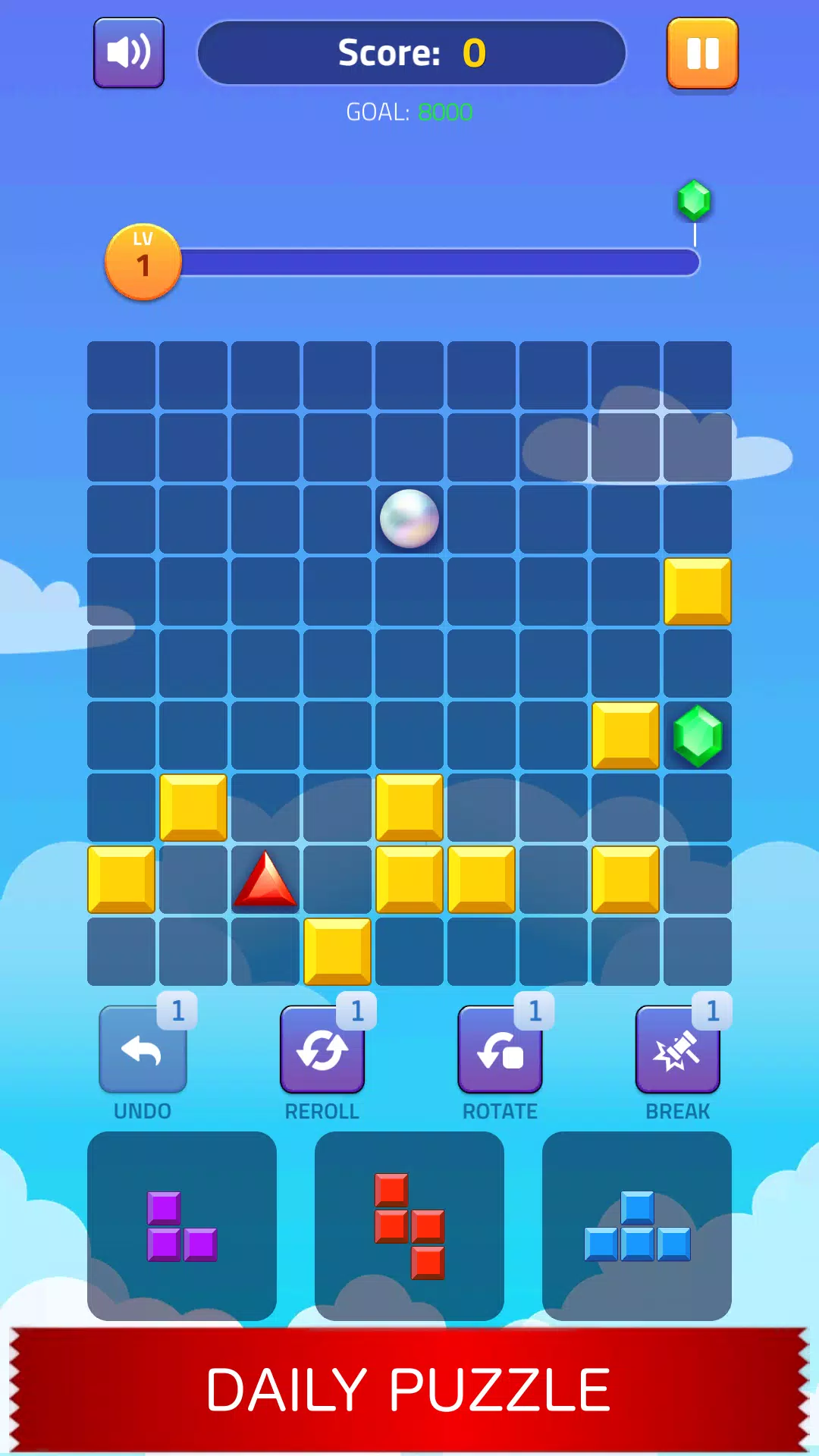 Block Puzzle - Gems Adventure Capture d'écran 4