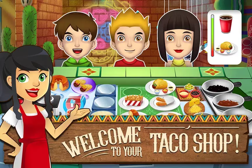 My Taco Shop: Food Game Скриншот 1