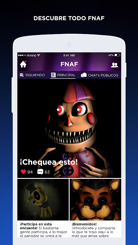 FNAF Amino en Español ဖန်သားပြင်ဓာတ်ပုံ 2