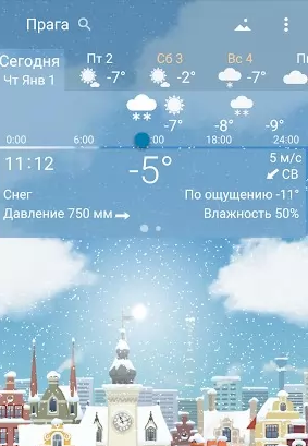 Awesome weather YoWindow live weather wallpaper 스크린샷 3