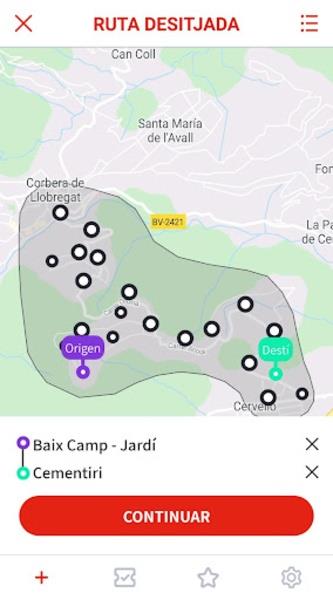 Cervelló Bus a demanda Captura de tela 3