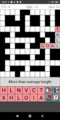 Mini Crossword Puzzle Captura de pantalla 1