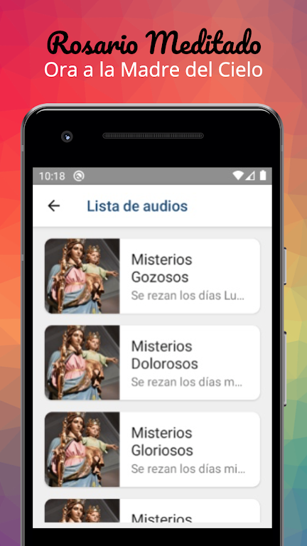 Santo Rosario Catolico: Audio Ảnh chụp màn hình 3