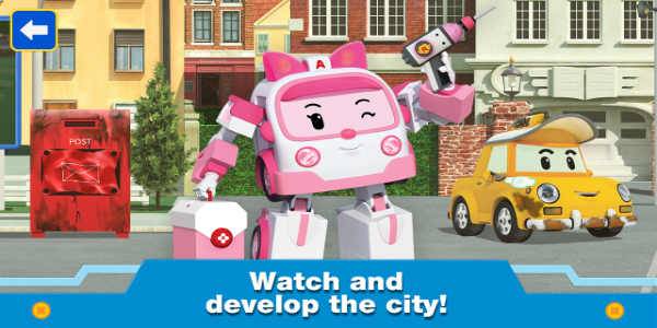 Robocar Poli: Robot Kids Games Captura de pantalla 1