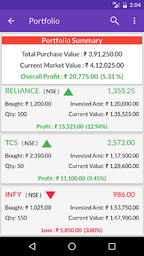 NSE BSE Indian Stock Quotes - Live Market Prices スクリーンショット 2