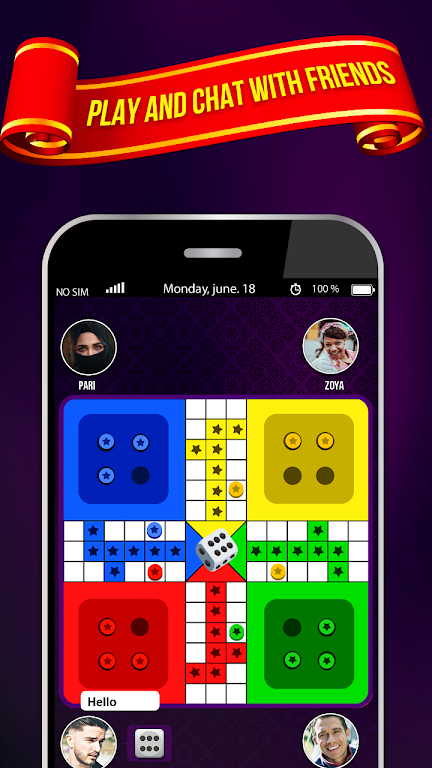 Classic Ludo Game Captura de pantalla 4