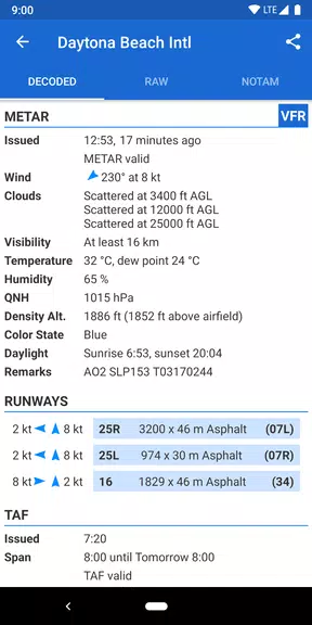 Avia Weather - METAR & TAF Tangkapan skrin 2